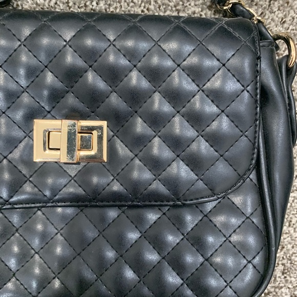 ASOS black shoulder purse used - Picture 2 of 3